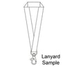 Sample-Lanyard Double Side Sub with LobsterRing