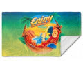 Smooth Custom Single-Sided Beach Towel - Large