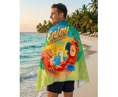 Smooth Custom Single-Sided Beach Towel - Large
